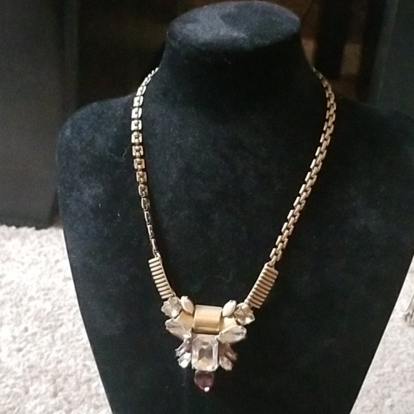 J. Crew Rhinestone Necklace - Picture 1 of 3